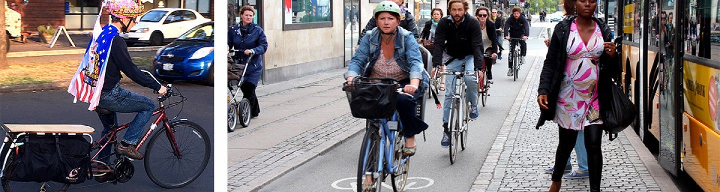 Photo Marc Schlossberg and a Copenhagen Street